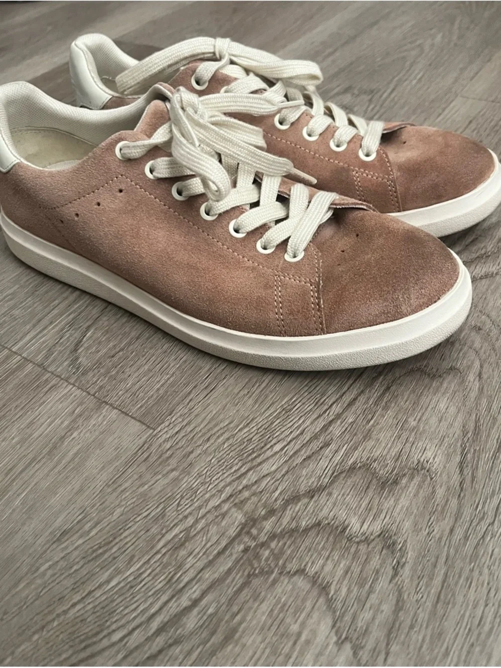 Tory‎ Burch Howell Court Pink Suede Sneakers size 7